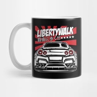 GTR R35 Libertywalk (White Print) Mug
